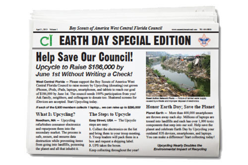 Mock-Up Newspaper